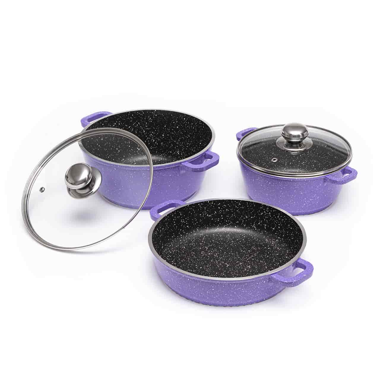 تصویر 1 از قیمت فروش سرویس قابلمه تفلون 5 پارچه